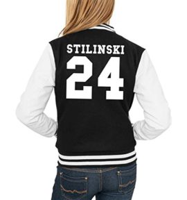 Certified Freak Stilinski 24 College Jacket Girls Noir Certified Freak Stilinski 24 College Jacket Girls Noir