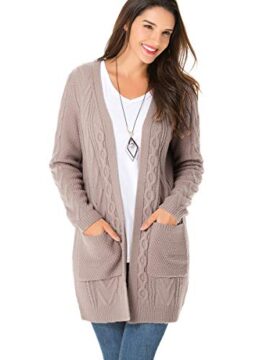 ClasiChic-Cardigan-Femme-Long-en-MailleGrande-Taille-Gilet-Torsad–Manches-LonguesMode-Outwear-Lche-Chandail-tricot-M-3XL-0-1