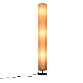 Homcom Lampe lampadaire Colonne sur Pied Design Contemporain dim. 20L x 20l x 160H cm lumière tamisée 40 W métal chromé Tissu Blanc Homcom Lampe lampadaire Colonne sur Pied Design Contemporain dim. 20L x 20l x 160H cm lumière tamisée 40 W métal chromé Tissu Blanc 3