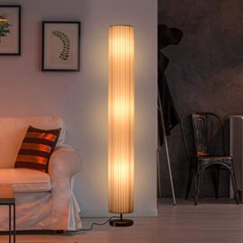 Homcom Lampe lampadaire Colonne sur Pied Design Contemporain dim. 20L x 20l x 160H cm lumière tamisée 40 W métal chromé Tissu Blanc Homcom Lampe lampadaire Colonne sur Pied Design Contemporain dim. 20L x 20l x 160H cm lumière tamisée 40 W métal chromé Tissu Blanc 6