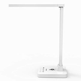 Lampe de Bureau MEIKEE 12W LED 4 Niveaux de Luminosité tactile Lampe de Lecture avec Qi Chargeur sans Fil et Port USB intégré Fonction mémoire agréable à l’œil pour bureau/salle/étude Lampe de Bureau MEIKEE 12W LED 4 Niveaux de Luminosité tactile Lampe de Lecture avec Qi Chargeur sans Fil et Port USB intégré Fonction mémoire agréable à l’œil pour bureau/salle/étude 2