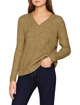 Pieces-Pcsanni-LS-Wool-V-Neck-Knit-Pull-Femme-0