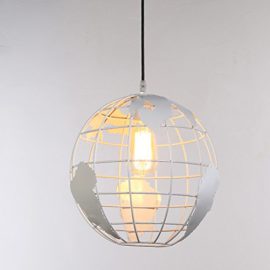 Rétro Suspension au plafond Métal Retro Suspensions Luminaires 60W E27 Lustre 1 Lumières Lustre à lampadaire Forme de la Terre Rétro Suspension au plafond Métal Retro Suspensions Luminaires 60W E27 Lustre 1 Lumières Lustre à lampadaire Forme de la Terre