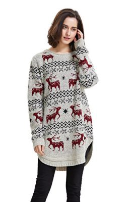 Shineflow-Pull-de-Nol-pour-Femme-Rudolph-Renne-Elfe-Nol-Fantaisie-Pull-Top-Tricot-0-1