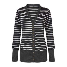 TMullen-Femmes-Cardigan-des-Rayures-Manches-Longues-Extrieur-Pull-Gilets-Manteaux-0-0