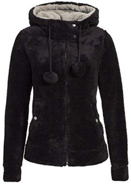 Urban Surface veste polaire teddy pour femme avec oreilles et capuche | sweat à capuche avec fermeture éclair Urban Surface veste polaire teddy pour femme avec oreilles et capuche | sweat à capuche avec fermeture éclair