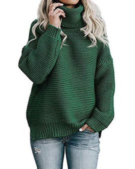 Yidarton-Femme-Pull-Col-Roul--Manches-Longues-Sweater-Blouse-Chic-Chaud-Tricot-Hauts-Pullover-Tops-0