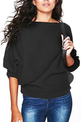 Yidarton-Pull-Femme-Chandails--Manches-34-Casual-Col-Rond-Pull-en-Maille-Sweater-Jumper-Tops-Tricots-0
