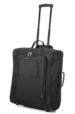 5 Cities easyJet, Jet2, Iberia et British Airways 56x45x25 Maximale Bagage à main de Cabine Approuvé Trolley Sac 60L Capacité, (Noir) 5 Cities easyJet, Jet2, Iberia et British Airways 56x45x25 Maximale Bagage à main de Cabine Approuvé Trolley Sac 60L Capacité, (Noir) 4