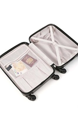 Aerolite 55 x 40 x 20 Ryanair maximale Prime 40L léger Coque Rigide Carry on Main Bagage Cabine Valise avec 4 Roues, British Airways, Jet2 et Plus (Charbon de Bois) Aerolite 55 x 40 x 20 Ryanair maximale Prime 40L léger Coque Rigide Carry on Main Bagage Cabine Valise avec 4 Roues, British Airways, Jet2 et Plus (Charbon de Bois) 5