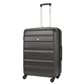 Aerolite ABS Valise Rigide Légere à 4 roulettes, 69cm, 84L, Gris Foncé Aerolite ABS Valise Rigide Légere à 4 roulettes, 69cm, 84L, Gris Foncé