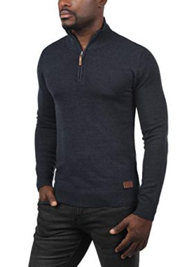 Blend Robin Pull Pull-Over Homme Col Droit Fermeture Éclair Blend Robin Pull Pull-Over Homme Col Droit Fermeture Éclair 3