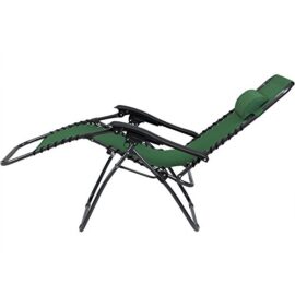 Chaise-longue-de-jardin-pliable-Chaise-de-camping-Transat-mtal-et-toile-vert-0-1