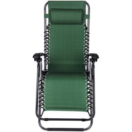 Chaise-longue-de-jardin-pliable-Chaise-de-camping-Transat-mtal-et-toile-vert-0