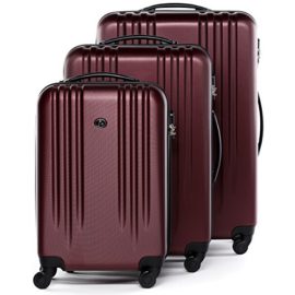 FERG-Valise-Trolley-varit-de-Couleurs-et-de-Tailles-Marseille-Bagages-Rigide-4-Roues-360-degrs-0