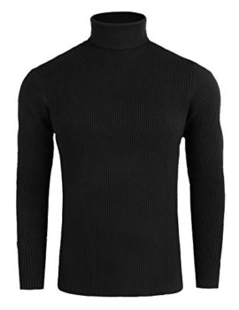 FISOUL Homme Pulls Coton Chandails Col Roulé Uni Sweater Slim Fit Manches Longues Casual FISOUL Homme Pulls Coton Chandails Col Roulé Uni Sweater Slim Fit Manches Longues Casual 2