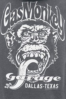 Gas Monkey Garage Hoodie Dallas, Texas Varsity Zip Grey Gas Monkey Garage Hoodie Dallas, Texas Varsity Zip Grey 6