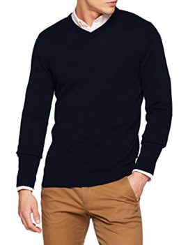 Jack & Jones Jjebasic Knit V-Neck Noos, Pull Homme Jack & Jones Jjebasic Knit V-Neck Noos, Pull Homme