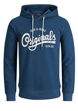 Jack & Jones Jorhawl Hood, Sweat-Shirt À Capuche Homme Jack & Jones Jorhawl Hood, Sweat-Shirt À Capuche Homme