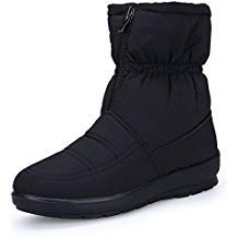 KOUDYEN Femme Bottes de Neige Boots Hiver Chaussures Plates Bottines Fermeture Éclair KOUDYEN Femme Bottes de Neige Boots Hiver Chaussures Plates Bottines Fermeture Éclair