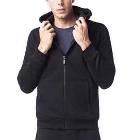 LAPASA-Sweat--Capuche-Homme-Zipp-Veste-Sweat-Shirt-Doublure-en-Laine-Polaire-Molleton-Noir-Gris-Chaud-et-Respirant-M20-0