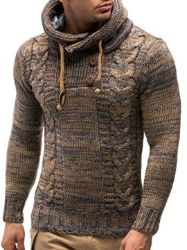 LEIF NELSON – Gilet Tricot col Large LN20227 LEIF NELSON – Gilet Tricot col Large LN20227