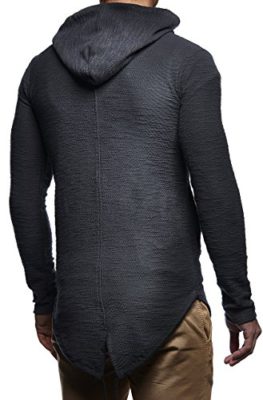 LEIF-NELSON-pour-des-Hommes-Pullover-Pull–Capuche-Hoodie-Sweat-Veste-Basic-Manche-Longue-Oversize-Shirt-Sweater-LN6301-0-3