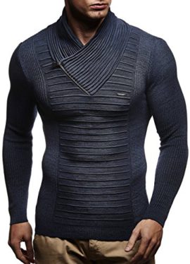 LEIF NELSON pour des Hommes Pullover Pull en Tricot Hoodie Basic col châle Crew Neck Sweatshirt Manche Longue Sweater Feinstrick LN1535 LEIF NELSON pour des Hommes Pullover Pull en Tricot Hoodie Basic col châle Crew Neck Sweatshirt Manche Longue Sweater Feinstrick LN1535 2