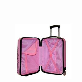 MADISSON – Valise cabine enfant/fille ROSE LOVE PARIS ABS 50X33X20CM MADISSON – Valise cabine enfant/fille ROSE LOVE PARIS ABS 50X33X20CM 3