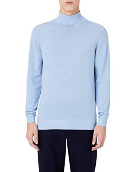 MERAKI Pull en Laine Mérinos Homme avec Col Roulé MERAKI Pull en Laine Mérinos Homme avec Col Roulé