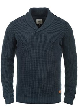 Redefined-Rebel-Major-Pull-dhiver-Pull-en-Grosse-Maille-Pull-Over-Tricot-pour-Homme-avec-Col-Chle-100-Coton-0