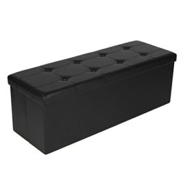 SONGMICS-110-x-38-x-38-cm-grand-Pouf-Coffre-de-Rangement-Pliable-chargement-max-de-300-kg-noir-LSF701-0