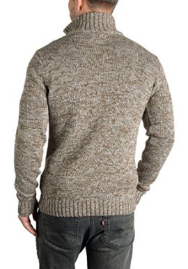 Solid Pankraz Pull En Grosse Maille À Col Camionneur Pull-Over Pour Homme 100% Coton Imprimé Solid Pankraz Pull En Grosse Maille À Col Camionneur Pull-Over Pour Homme 100% Coton Imprimé 4