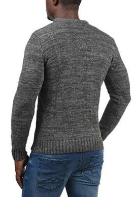 Solid Philemon Pull En Grosse Maille Pull-Over Tricot Pour Homme Avec Encolure Rond 100% Coton Solid Philemon Pull En Grosse Maille Pull-Over Tricot Pour Homme Avec Encolure Rond 100% Coton 4