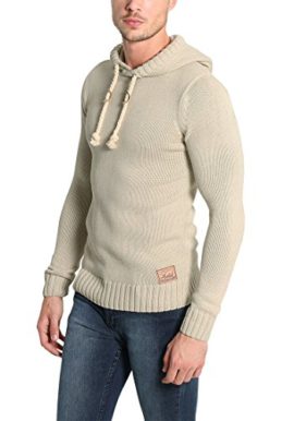 Solid-Pitu-Pull-dhiver-Pull-en-Grosse-Maille–Capuche-Pull-Over-Tricot-pour-Homme–Capuche-0-3