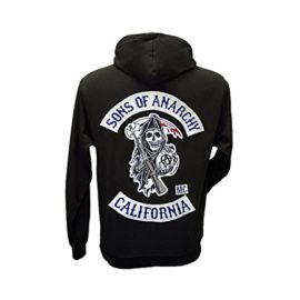 Sons Of Anarchy brodé pièce top à capuche (S-2XL) écran de télévision design patch précise Sons Of Anarchy brodé pièce top à capuche (S-2XL) écran de télévision design patch précise 2