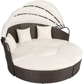 TecTake-Canap-de-jardin-chaise-longue-bain-de-soleil-en-aluminium-et-rsine-tresse-avec-toit-dpliable-largeur-env-178cm-diverses-couleurs-au-choix-0
