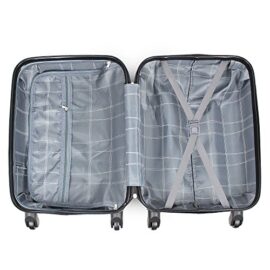 Todeco – Valise à Main, Bagage pour Cabine – Taille (roues incluses): 56 x 38 x 22 cm – Taille intérieure: 49 x 35 x 21 cm – Coins protégés, Bagage de cabine 51 cm, Rouge, ABS Todeco – Valise à Main, Bagage pour Cabine – Taille (roues incluses): 56 x 38 x 22 cm – Taille intérieure: 49 x 35 x 21 cm – Coins protégés, Bagage de cabine 51 cm, Rouge, ABS