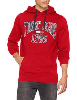 Tommy-Jeans-Homme-Essential-Graphic-Sweat-Shirt–Capuche-Manches-Longues-0