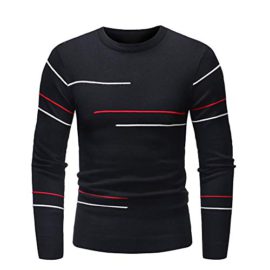 URIBAKY-Pullover-Hiver-pour-Homme-Pull-Slim-Jumper-Tricot-Blouson-0