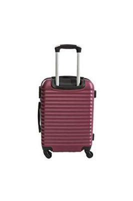 Valise Cabine 4 Roues 55cm ABS Rigide Classiq – Trolley ADC Valise Cabine 4 Roues 55cm ABS Rigide Classiq – Trolley ADC 4