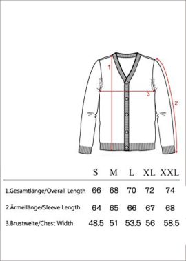 iClosam-Gilet-Homme-Laine-Homme-Pull-avec-Col-Chale-Classique-Encolure-en-v-Coupe-troite-0-3