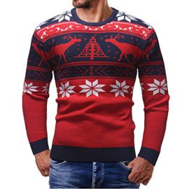 iHENGH-Hommes-Automne-Hiver-Pull-tricot-Top-Pull-de-Nol-Pull-Outwear-Blouse-0-0