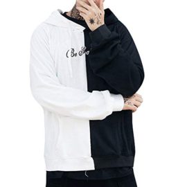 iHENGH Teen Unisexe Sourire Mode Visage Imprimer Veste Sweat à Capuche Pull-Over Tops Shirt iHENGH Teen Unisexe Sourire Mode Visage Imprimer Veste Sweat à Capuche Pull-Over Tops Shirt