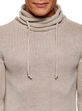 oodji Ultra Homme Pull à Col Ample avec Liens à Nouer oodji Ultra Homme Pull à Col Ample avec Liens à Nouer 4