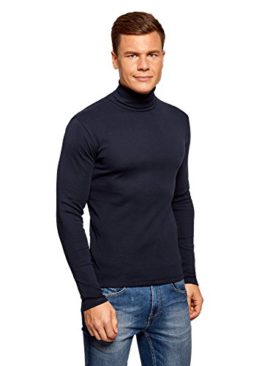 oodji Ultra Homme sous-Pull Basique en Coton oodji Ultra Homme sous-Pull Basique en Coton