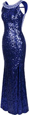 Angel-fashions-Femme-Sexy-col-rond-perles-Blinging-robe-de-soiree-pailletee-de-Split-0-1