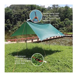 Anyoo-Camping-bche-impermable-Portable-Ripstop-Rain-Tarp-Parasol-Compact-Lger-Abri-tanche-pour-Randonne-Backpacking-Picnic-0-2