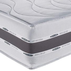 Baldiflex Matelas Mémoire de Forme, Nuit d’argent, Epaisseur 20 cm, Revêtement matelassée avec Traitement antibactérien Sanitized Baldiflex Matelas Mémoire de Forme, Nuit d’argent, Epaisseur 20 cm, Revêtement matelassée avec Traitement antibactérien Sanitized 5