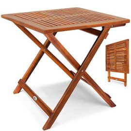 Deuba-Table-dappoint-Pliable-en-Bois-dacacia-Table-pour-Camping-Jardin-70x70x73cm-0